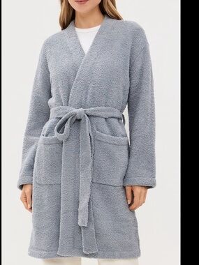 Barefoot Dreams CozyChic Solid Robe - Moonbeam